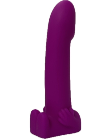 BDE Glat lilla unisex dildo 21cm